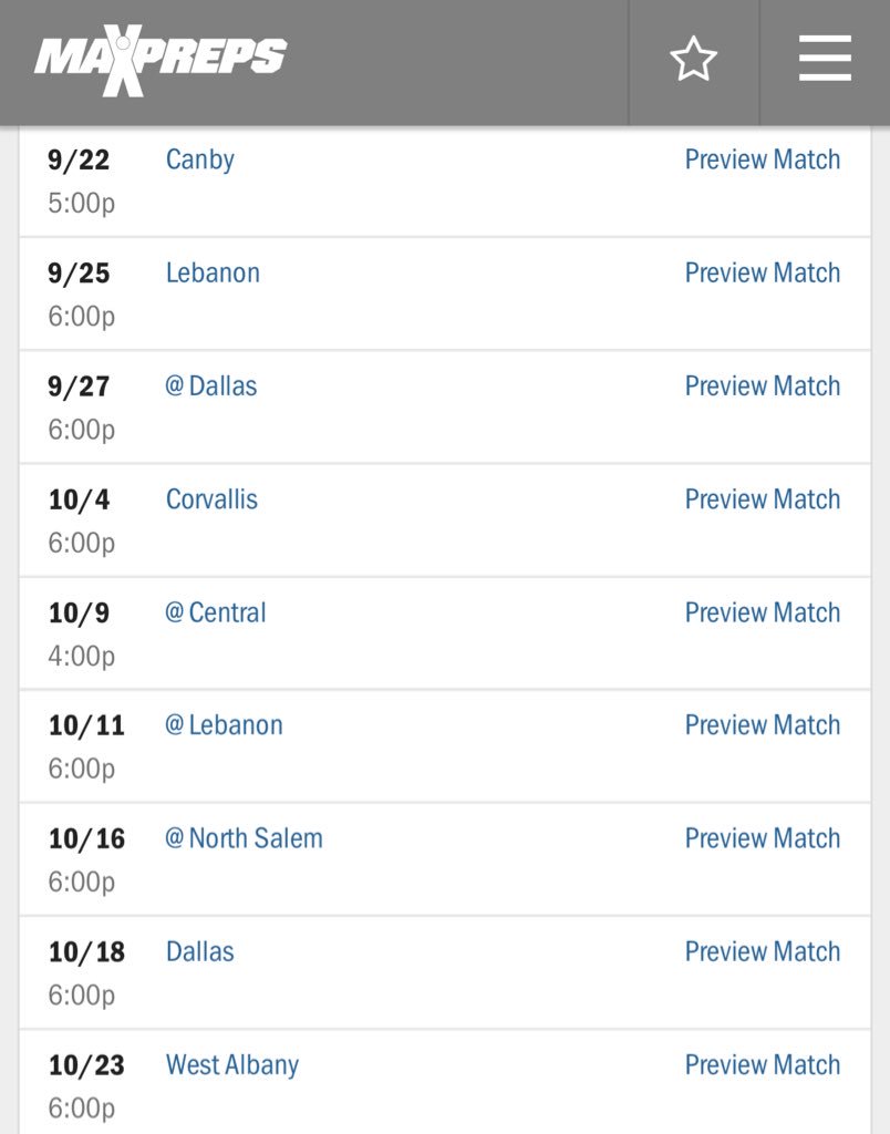 🚨 Redhawk Volleyball Schedule for the 2018 season! 🚨
