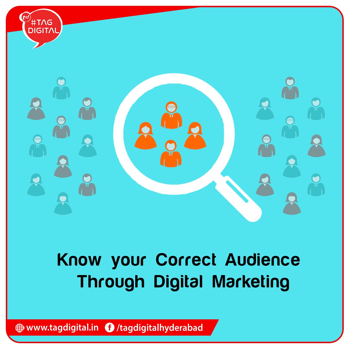 Tagdigitalhyd's tweet photo. Know Your Correct Audience Through Digital Marketing.

Go Digital... Grow Digital...With TAG DIGITAL

Book an Appointment: https://t.co/2tj6p9vTuF
Contact Us : +91 9652368632

#DigitalMarketing #InternetMarketing #OnlineMarketing #SEO #SMM #PPC #AdWords #SocialMediaMarketing https://t.co/G0CxpBPalw