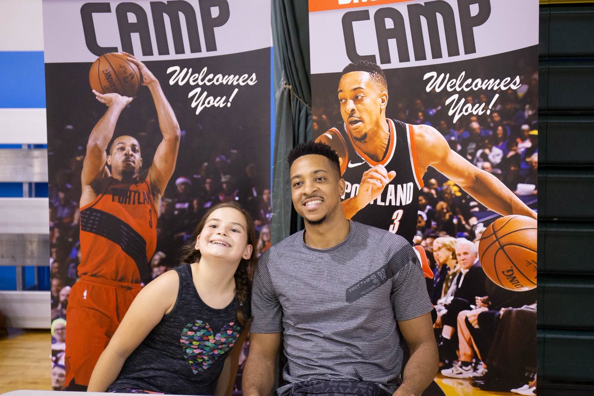 CJMcCollum's tweet photo. Year 5 of Oregon camp in the books 🙌🏾 https://t.co/HqsbexFvrT