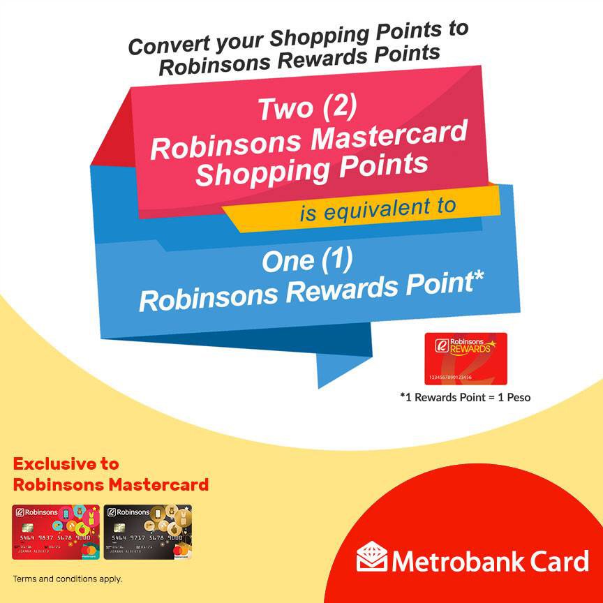 Metrobank Card on Twitter "There are four ways to redeem your Shopping