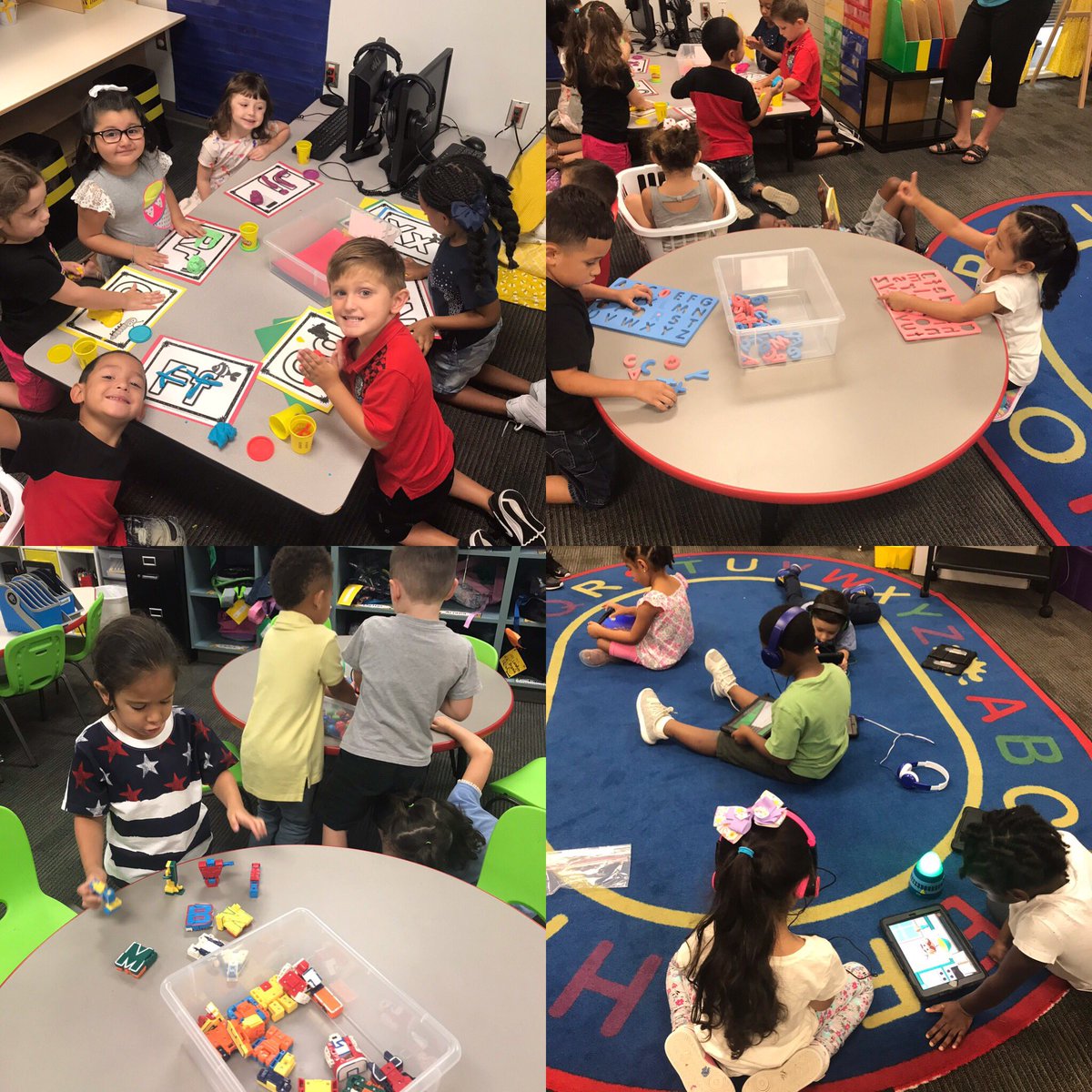 BoundsBusyBees's tweet photo. Yes! Stations have started!!! #prek #ckc https://t.co/NBnq5TcDd3