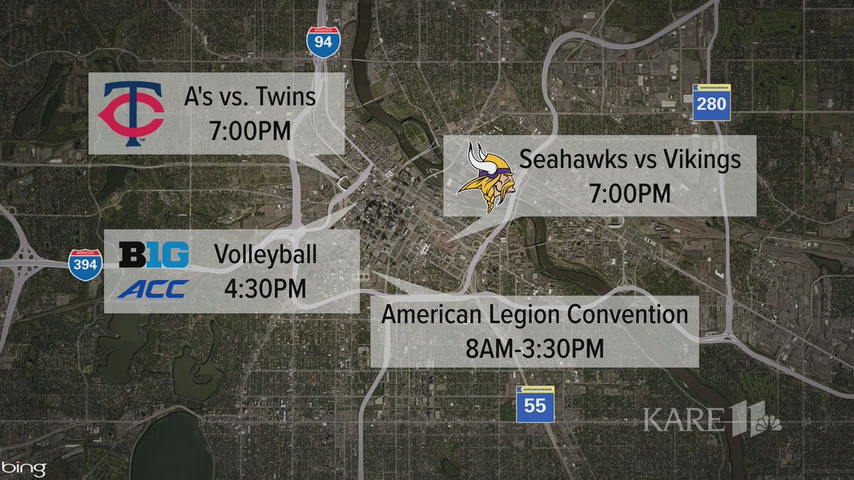 jcjacobsen's tweet image. Maybe give yourself some extra time if you're driving in or out of Minneapolis this afternoon and evening... #kare11traffic @kare11