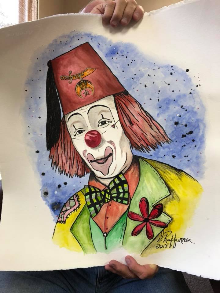 alee_shriner's tweet photo. A wonderful item for the Alee auction. A true one of a kind by a very talented artist who happens to be one of our great nobles family members. We are so happy that she chose to let us put this in our auction. This Saturday open to the public doors open at 6pm. https://t.co/mmSt94zTQg