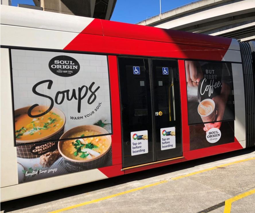 Consumers today are constantly on the move. Take advantage of this movement with transit advertising, one of the few forms of advertising that travels where consumers do. Work by All About Media. #allaboutmedia #transitads #transit #soulorigin