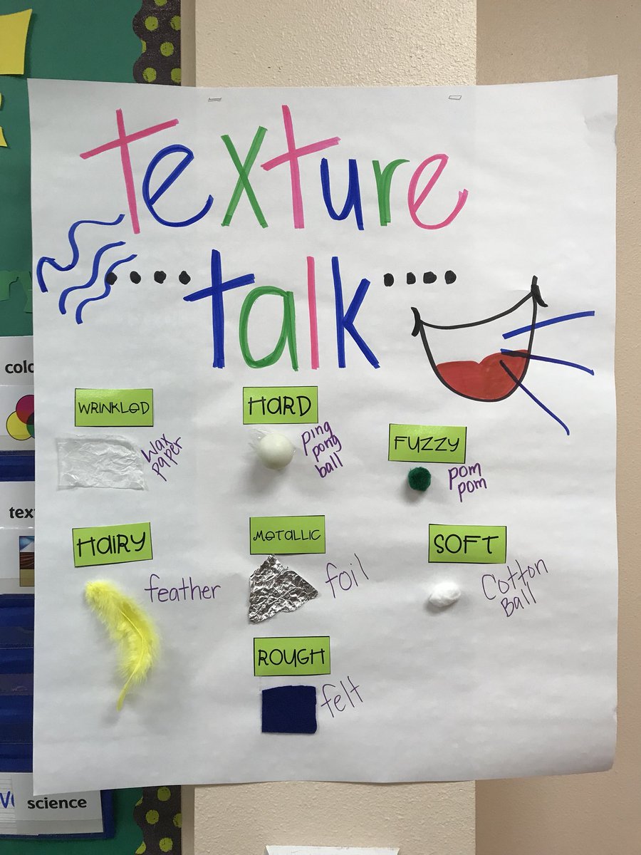 Exploring our sense of touch with a texture talk #5senses <a href="/SkaggsElem/">Skaggs Elementary</a>