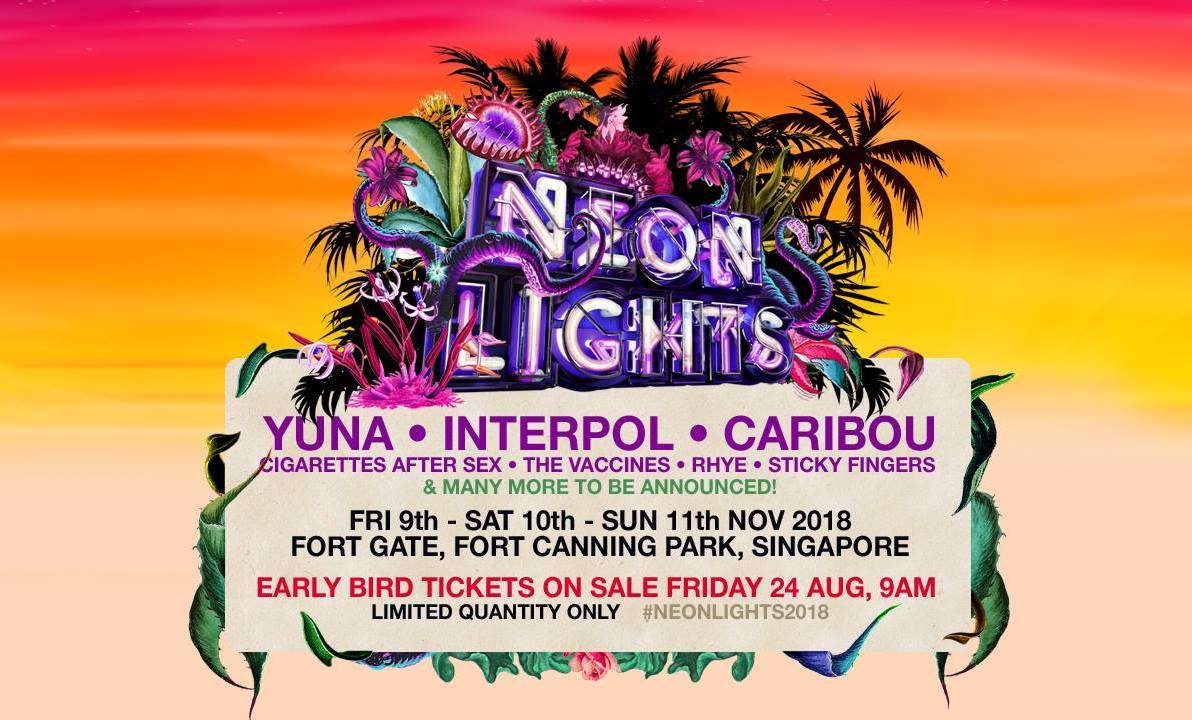 AAMASOrg's tweet photo. Neon Lights returns with Yuna, Interpol And Caribou https://t.co/kExsxIyNP8 https://t.co/xguJUE28Zk