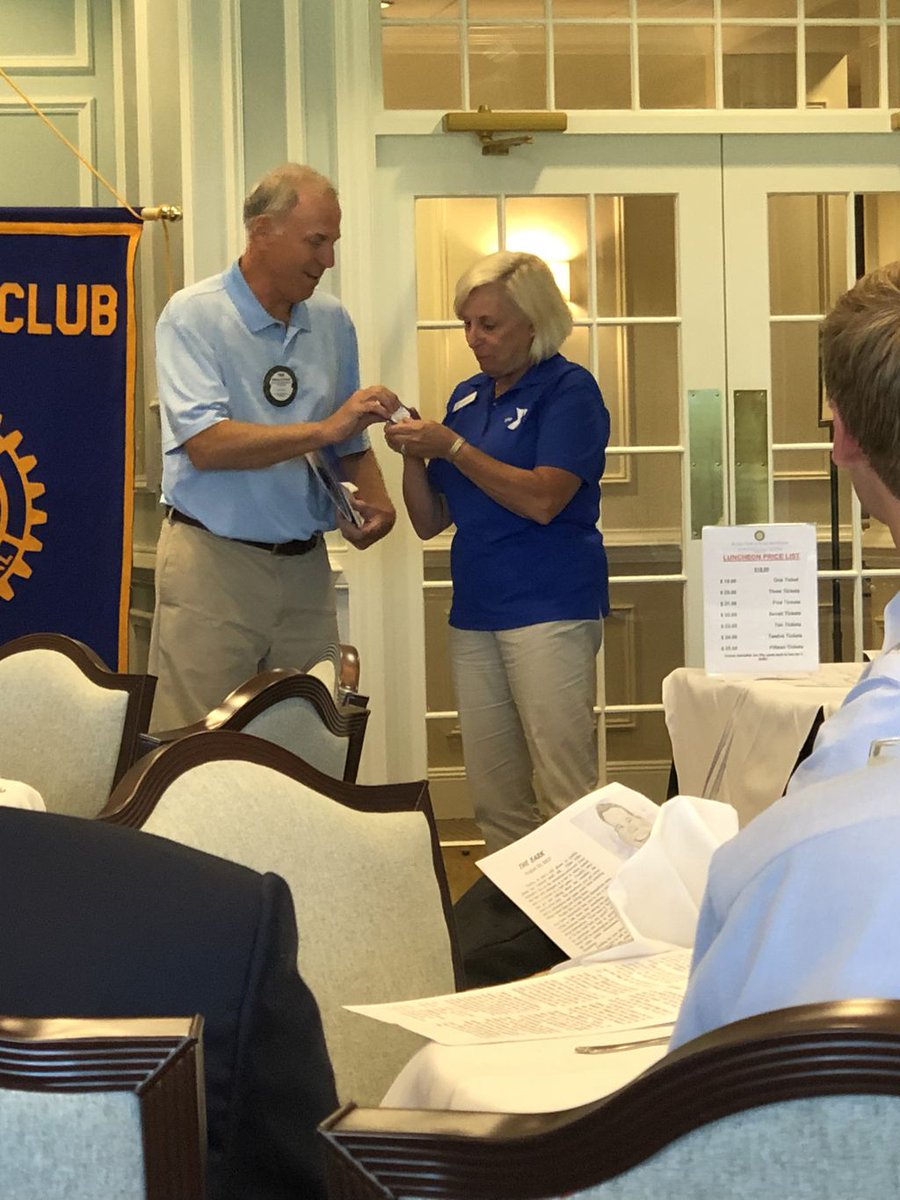 Congratulations to Mary K. Who became South Richmond Rotarys newest member today. Also, it was great to see how South Richmond Rotary and other Rotary clubs like ours are making a difference in Honduras.