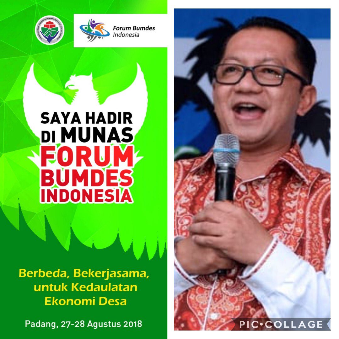 Berbeda, Bekerjasama, untuk kedaulatan Ekonomi Desa.

#suksesmunasbumdes2018

<a href="/EkoSandjojo/">Eko P. Sandjojo</a> <a href="/anwsanusi/">Anwar Sanusi</a> <a href="/taufikmadjid71/">IG : taufik.madjid</a> @fachrilabalado <a href="/febbydtbangso/">FDB (efdibi)</a> <a href="/KemenDesa/">Fast Track Travel</a>