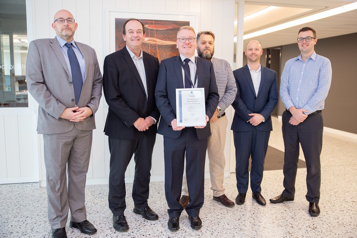 CivmecAU's tweet photo. Optus Stadium wins again, this time at the Steel Institute WA Australian Steel Excellence Awards 2018! Civmec along with PDC Group, Arup, and Cays Engineering took home the award! Fantastic job done by all who were involved. https://t.co/RuxT5dGiGJ