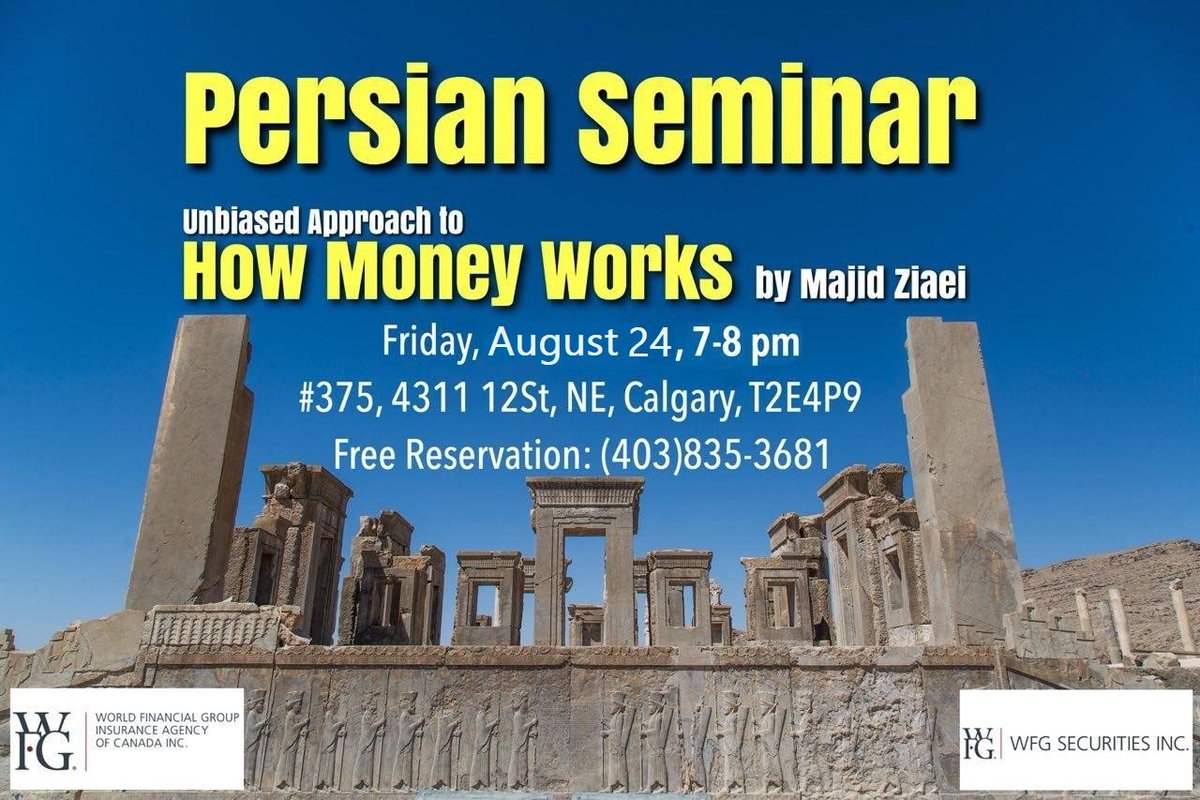 MajidZiaei's tweet photo. It doesn't matter it's my 13th times that I am running this seminar. I am as excited as the first time.
Thanks for all the support I am getting from everyone.
#BuildYourDay
#yyc #Calgary #financialeducation #Persian #Farsi #eNOtion #Investment #insurance #retirement https://t.co/PazTqB9jgR