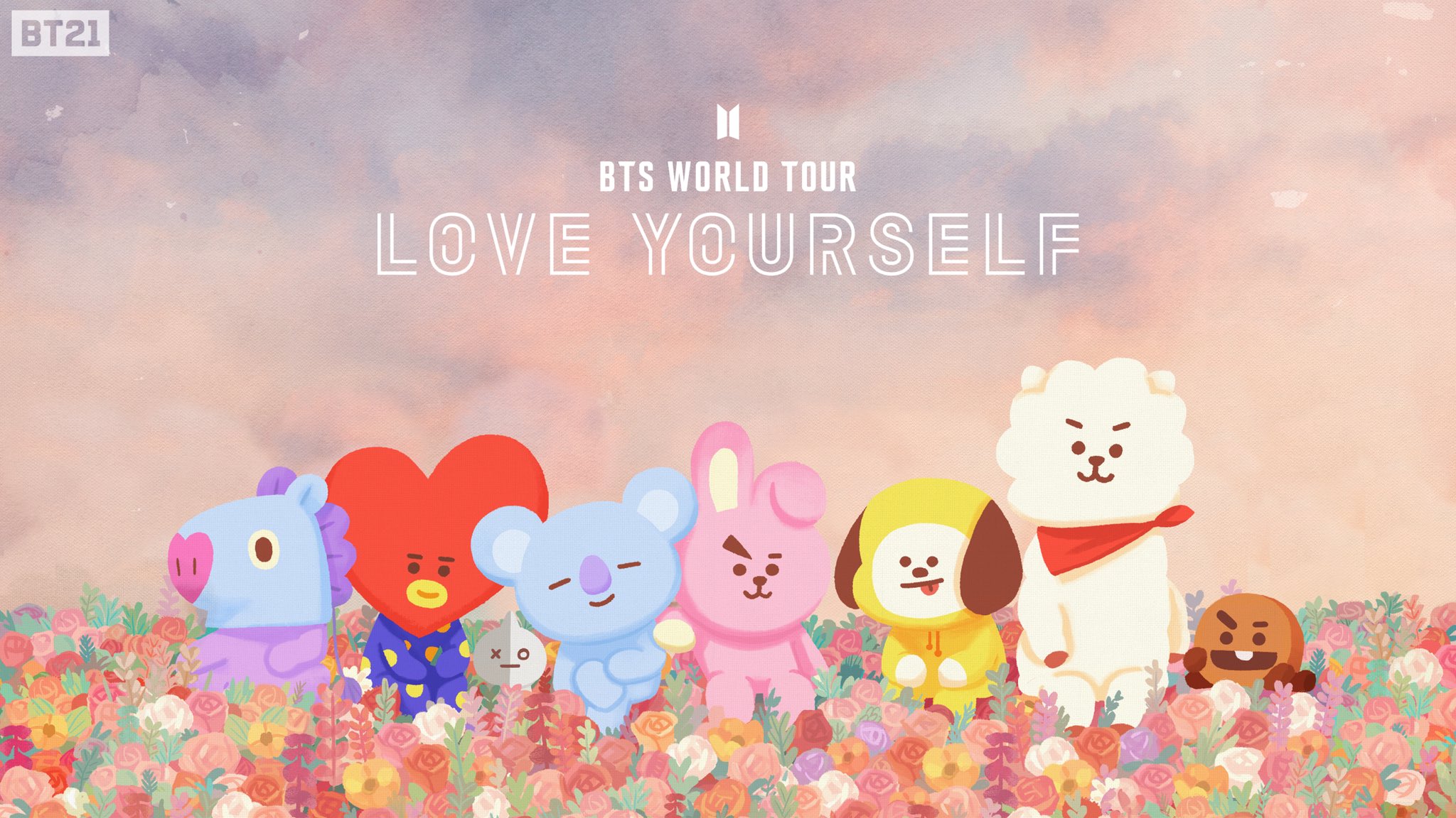 BT21  on Twitter Now it s time to LOVEYOURSELF  1DAY 