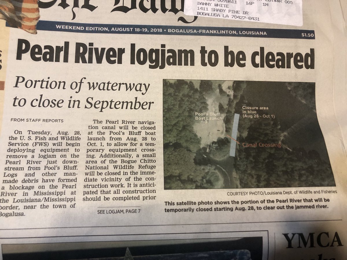 MalindaBWhite's tweet photo. 👇🏼@ElectSBishop @JMontoucetLDWF @LDWF @PRiverkeeper @uswildlife #getoutdoors #riverrep #pearlriver https://t.co/AGo7KSGoS1