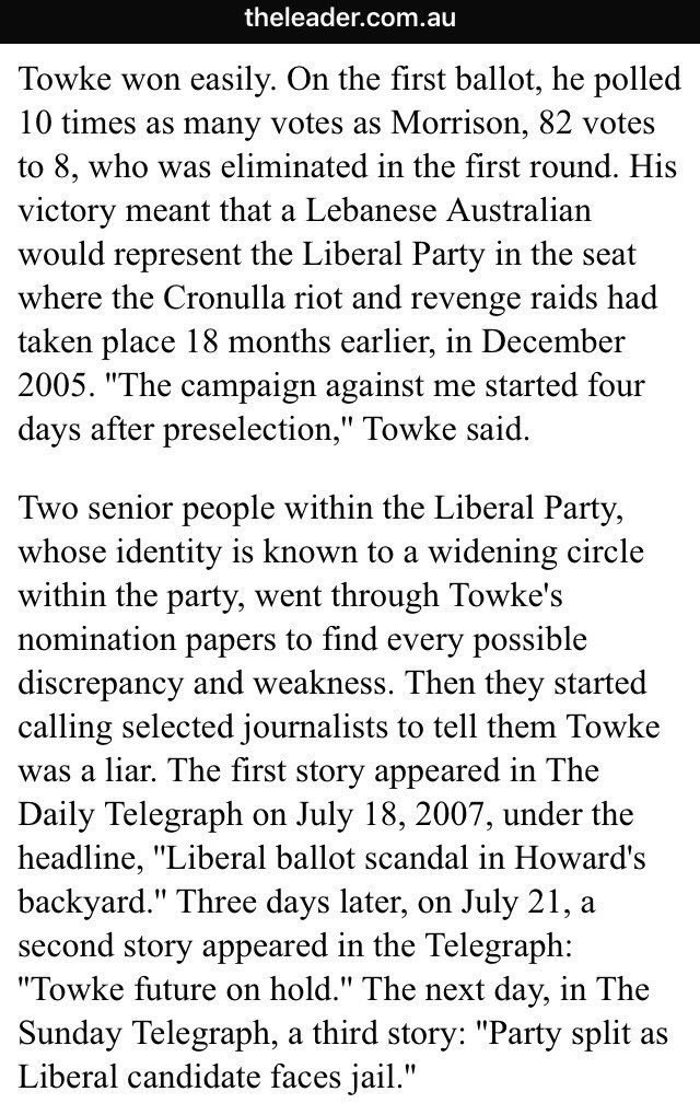 WorldOfMarkyD's tweet image. your new Prime Minister.. Scott Morrison

who lost his own preselection in 👉🏻8-82👈🏻

and only got into parliament.. because of an orchestrated smear campaign by NewsCorp, which destroyed his opponent

Rupert Murdoch’s new puppet

#LibSpill #LibSpill3 #AusPol