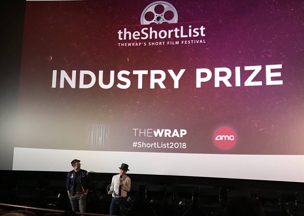 TheWrap's tweet photo. The #ShortList2018 Industry Prize goes to...The Driver is Red. Congrats to Director Randall Christopher! https://t.co/eQYDgPXxZq