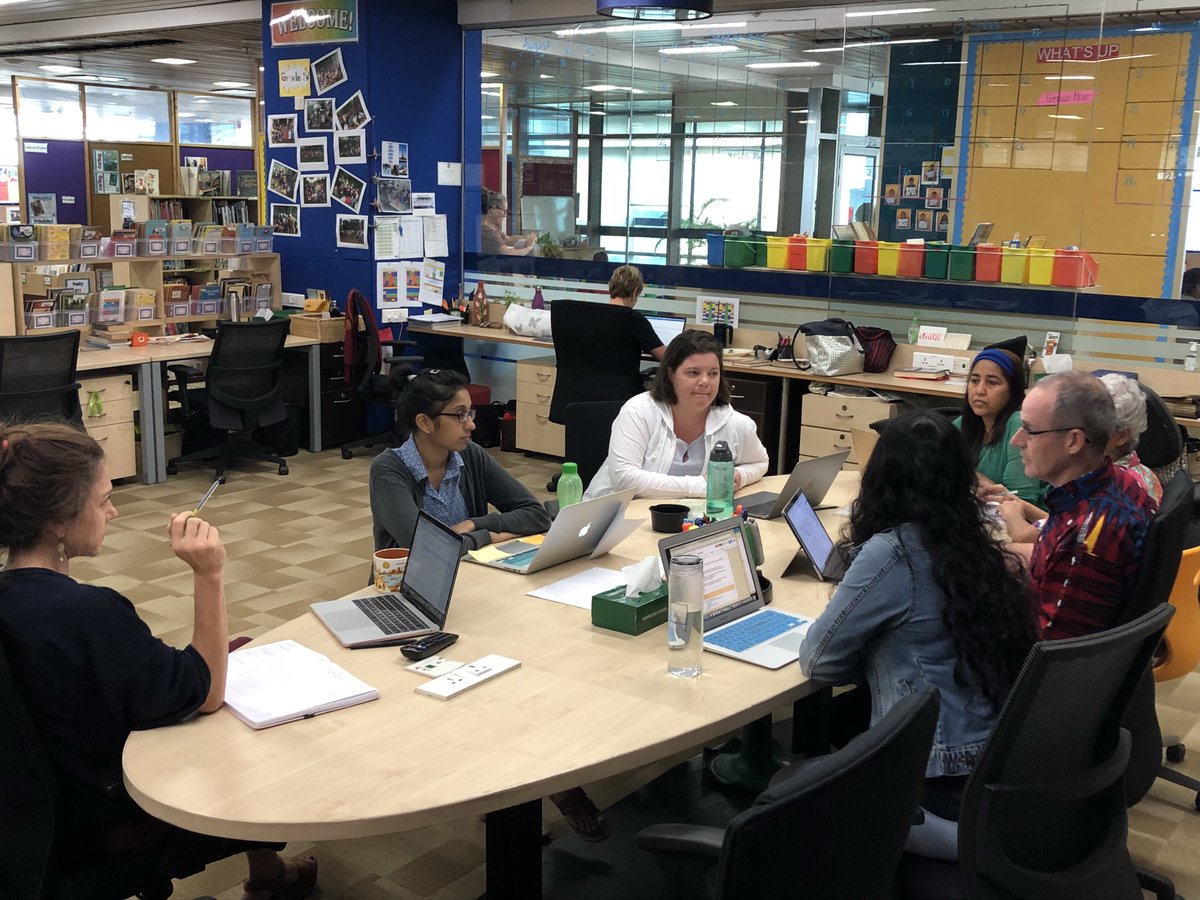 ASBIndia's tweet photo. โCollaboration is the Stuff of growth.โ - Sir Ken Robinson. We do this everyday @ASBIndia! A great space for learning, inquiring and sharing! #lifelonglearning #RemarkableEducators #WhatSchoolShouldBe @c_alan_johnson @fionacrossthec @mariofishery https://t.co/6WFDWey1k5