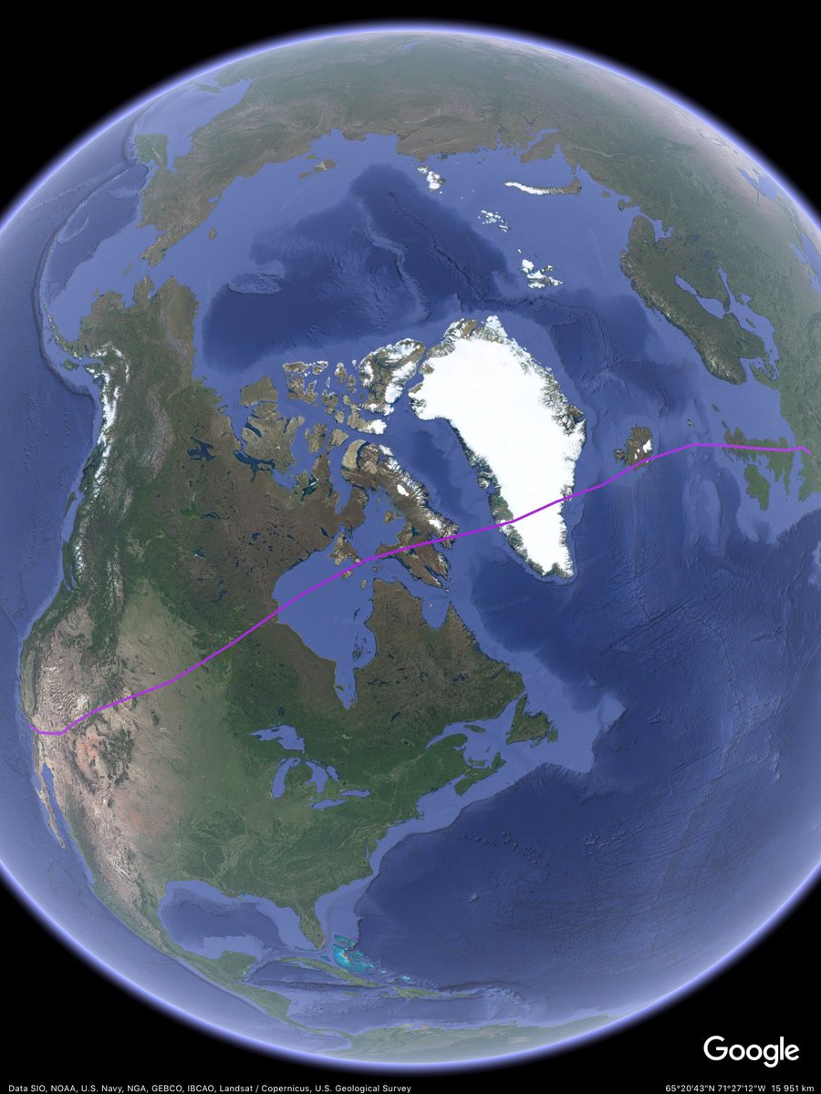 pascalrs's tweet photo. Another flight to @flyLAXairport today, as #AF076. It will take 11h01m this time. Our departure time (09:00 CEST) makes us one of the first westbound transatlantic flights. Leading the herd: that would be nice to see on @flightradar24!
#LosAngeles #AirFrance #FlightMaps https://t.co/Jo0f3oF1RI