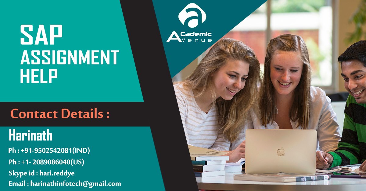 academic_avenue's tweet image. tinyurl.com/ydgkeyjg
#AcademicAvenue provides SAP Programming Assignment Help. Our Assignment help tutors are experts in giving you best assignment solutions with on time delivery. 
#SapAssignmentHelp
#BestOnlineAssignmentWritingServiceForStudents