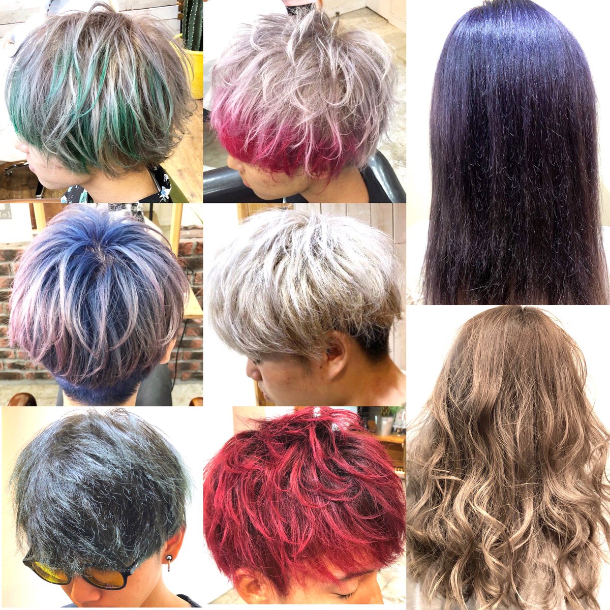 West Side Standard Twitterissa Wss S Hair Color どんな髪色も思い通りに 関西 大阪 ヘアカラー Wカラー 派手髪 外国人風 マニパニ メンズ 束感