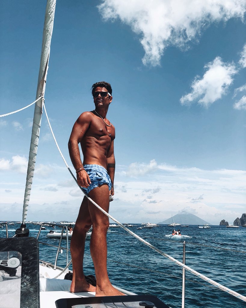 Looking at Panarea with Stromboli on the back... #Boatlife #Lifestyle #FrankGallucci #Proudtobeitalian