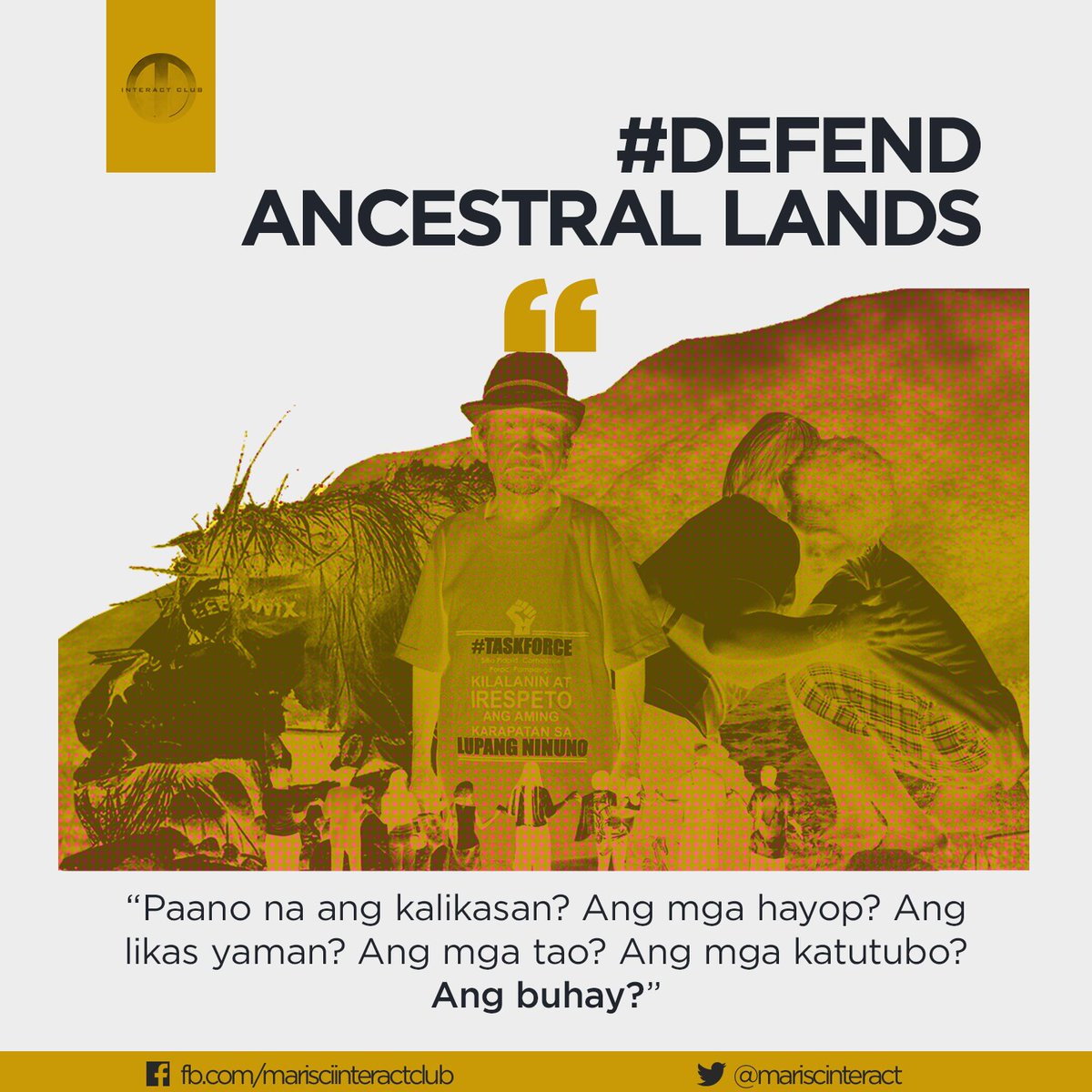 'With the construction of Clark Green City under PRRD's Build Build Build program, around 20 000 Aeta families are to be displaced due to the exploitation of big foreign private companies.'

#DefendTheAeta
#DefendAncestralLands
#NoToClarkGreenCity 
#NoToDevelopmentAggression