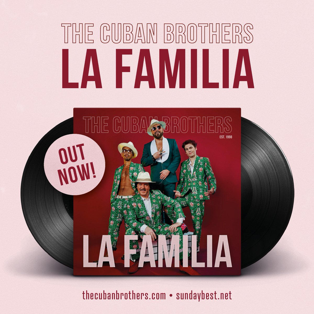 cubanbrothers's tweet image. La Familia! Our compilation of truth and justice is OUT NOW! #YESFRIENDS! Blessings to everyone who pre-ordered, it's ok for you, it's ok for me! 

Grab your copy here 👉🏼radi.al/IHateHate