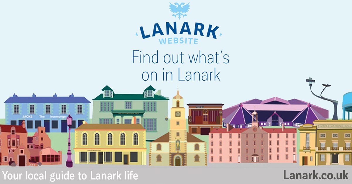 Looking for something to get up to in the town this weekend? Check out the What’s On guide! If you are running an event, let us know! You can upload it to the website for free by clicking the ‘Add Your Event’ button on the right-hand side of the page. lanark.co.uk/whats-on