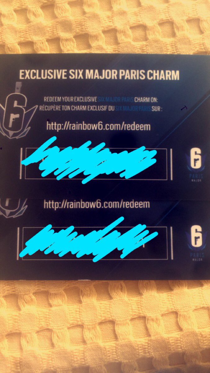 🇫🇷 2 Six Major charm to win 🇫🇷

How to enter ? 🤔

✔️ Follow @Secret_Elemzje
✔️ Retweet this 
✔️ Tag a friend

Winner will be drawn 1st Sept. 👀