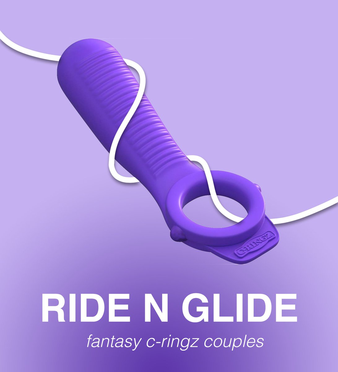 Grind your way to ecstasy on the incredible Ride N Glide Couples Ring! 

bit.ly/2wkVYsh