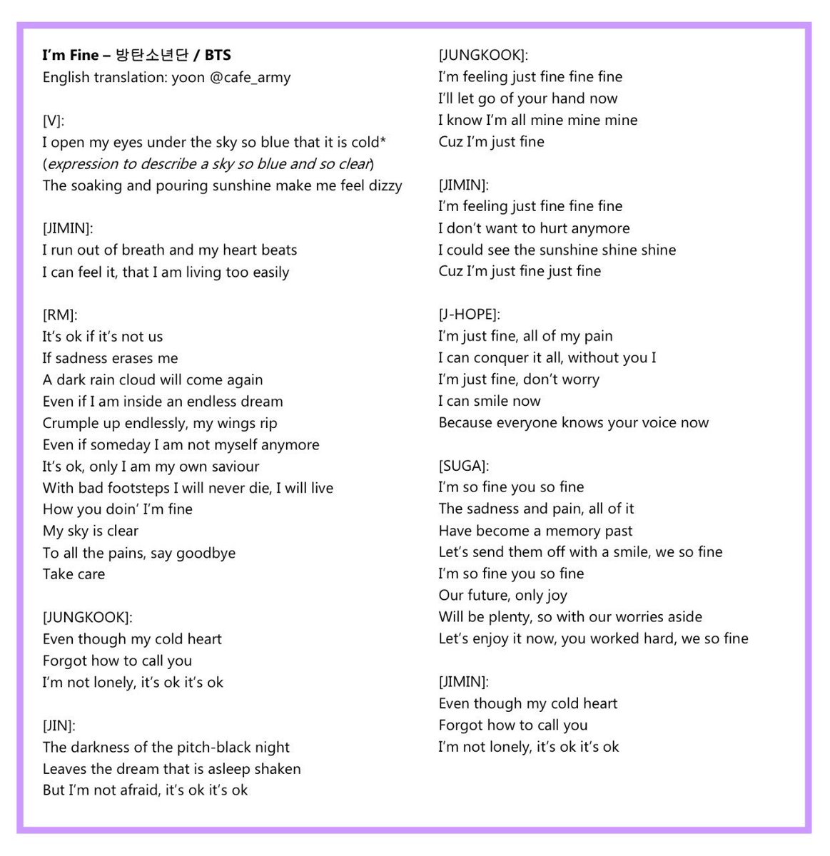 Rest Cafe Army On Twitter Loveyourself結answer - 