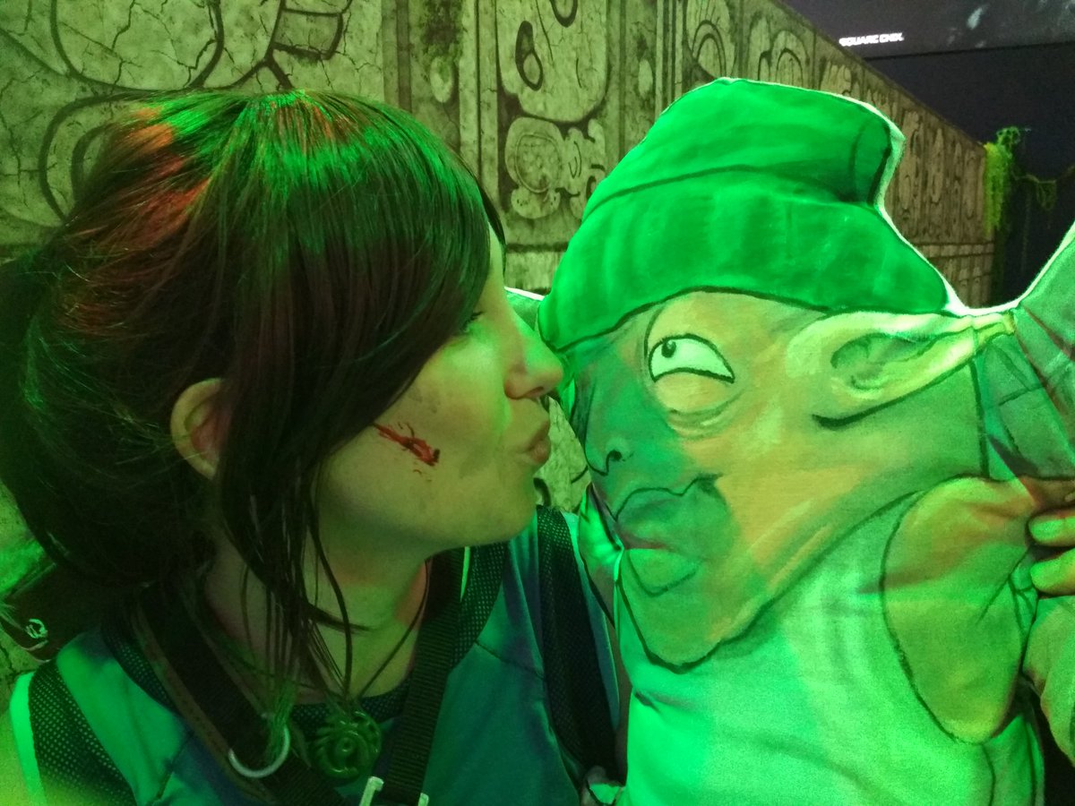 GspotGames's tweet photo. I love you Lara! #Gamescom2018 #AlibabeGame #gamedev #indiedev #indie #gamescom #TombRaider https://t.co/B0dMyhShIc