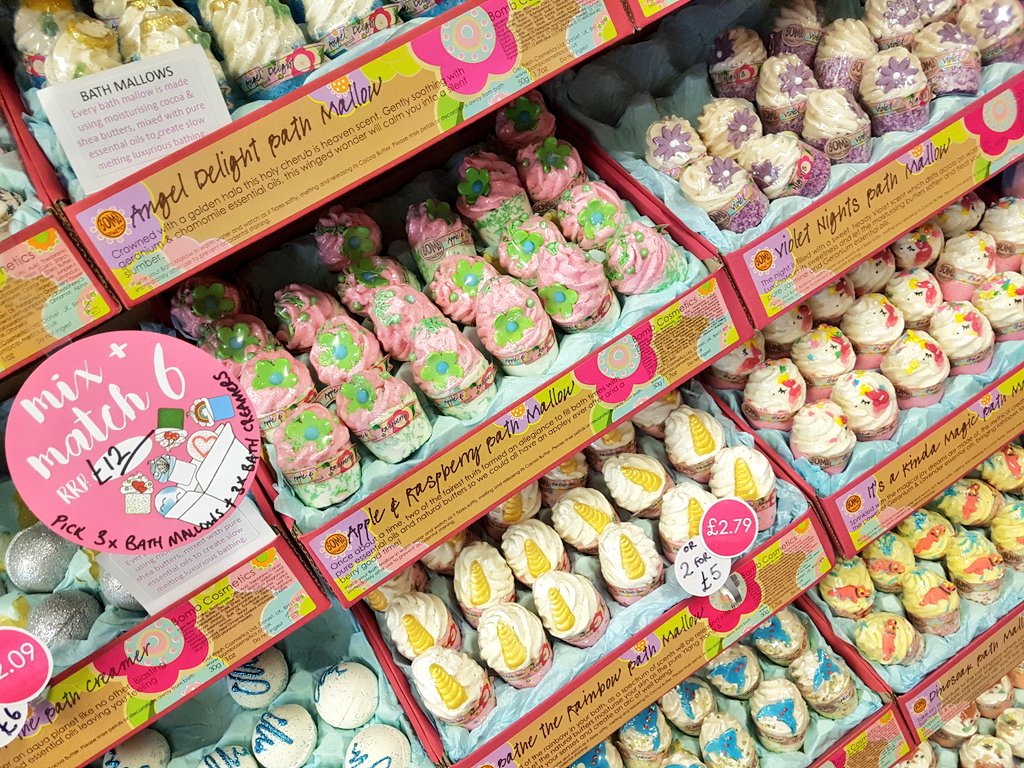 CloudsOnline's tweet photo. We love how @BombCosmetics fills the shop with #Rainbows and #Unicorns and our senses and gift bags with fragrant joy. 🌈🦄💖 https://t.co/4Dpe7X2NNT