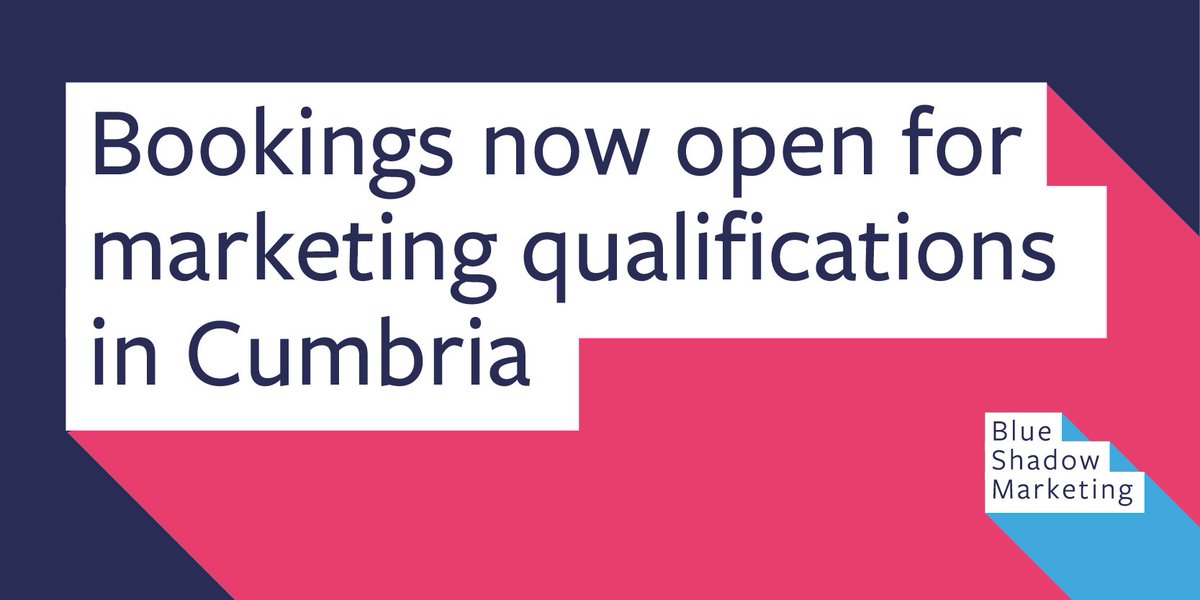BlueShadowKate's tweet image. New blog! Bookings now open for marketing qualifications in Cumbria bit.ly/2w8VDcI #Cumbria #marketing #nesma #business #qualifications @becbc @nesmatraining