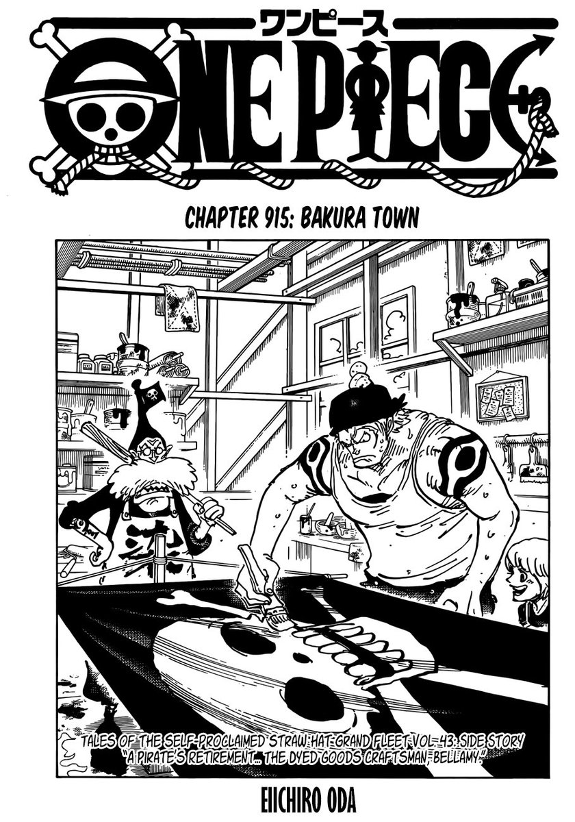 M D Luffy Onepiece Manga Chapter 915 Bakura Town