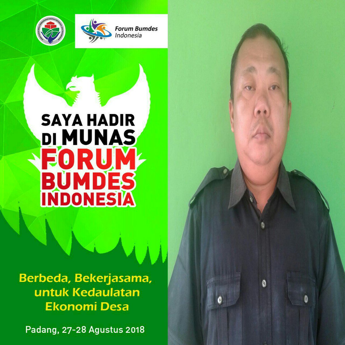 amri_bimo's tweet photo. Semangat munas Bumdes 2018
#suksesmunasbumdes2018
@EkoSandjojo
@anwsanusi
@taufikmadjid71 
@febbydtbangso
@KemenDesa 
@cik_mashuri https://t.co/8o7c0MJkr1