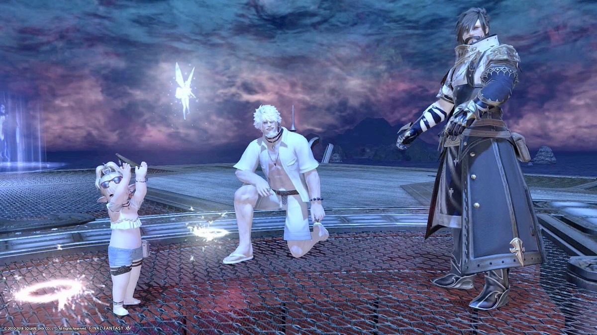 白髭のネイサン きろんくんと合流して手帳埋めで極蛮神戦巡り いつもはジョンさんと２人で倒して歩いてるけど 今回は全ロール揃った3人で いつもと違う3人の戦いも楽しい 3人でどこまでやれるのか 試してみたくなります 笑 またタイミング合えば