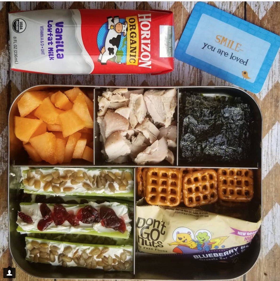 Cute little monkey dictated her lunch today. bit.ly/2P4NkWH   Thank you Monkey for choosing #Seasnax! #5thgrade #schoollunch #kidsbento #kidslunch #organic #nutfree #lunchideas #produceforkids #lunchbots #healthykidsfood #lunchbotscinco #monkeymunchables #lovesprouts