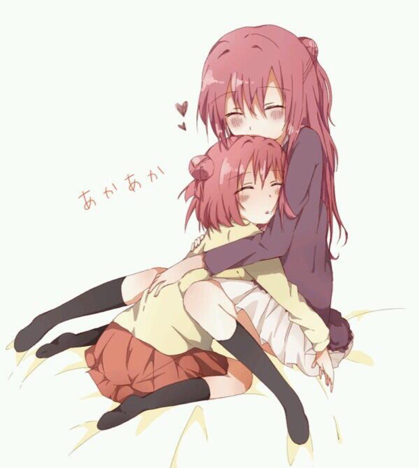 Anime Юри hug