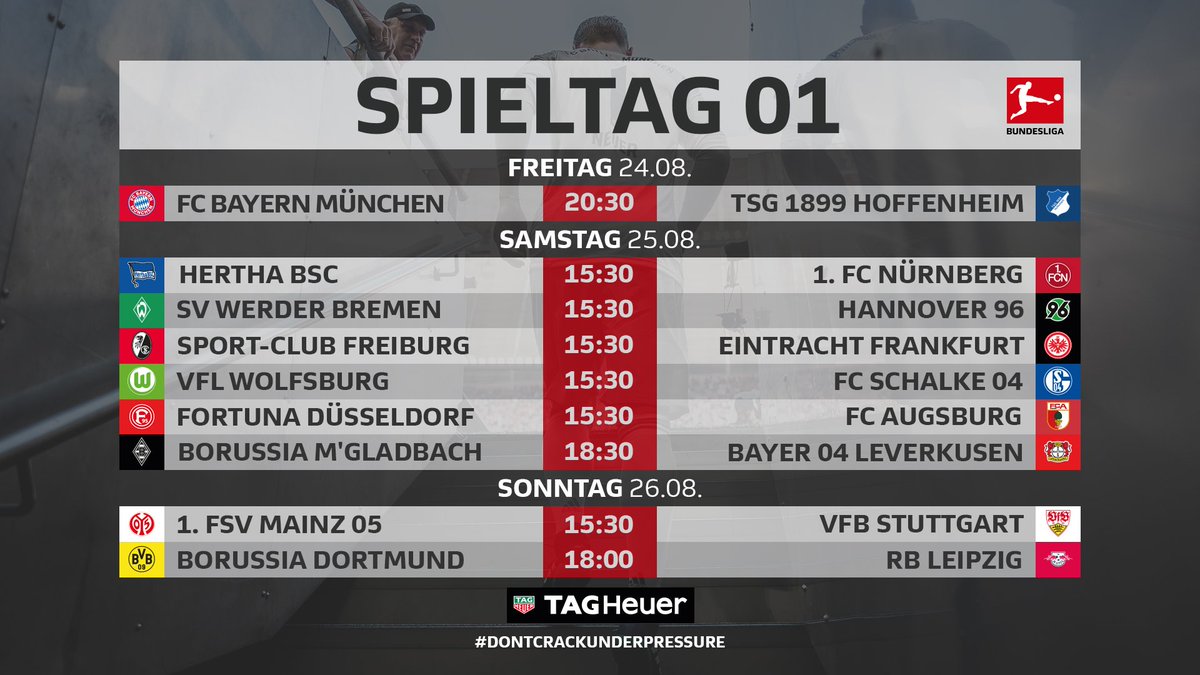 Geschafft 💪 

Seid ihr bereit für den 1. Spieltag? 

#DontCrackUnderPressure #Bundesliga