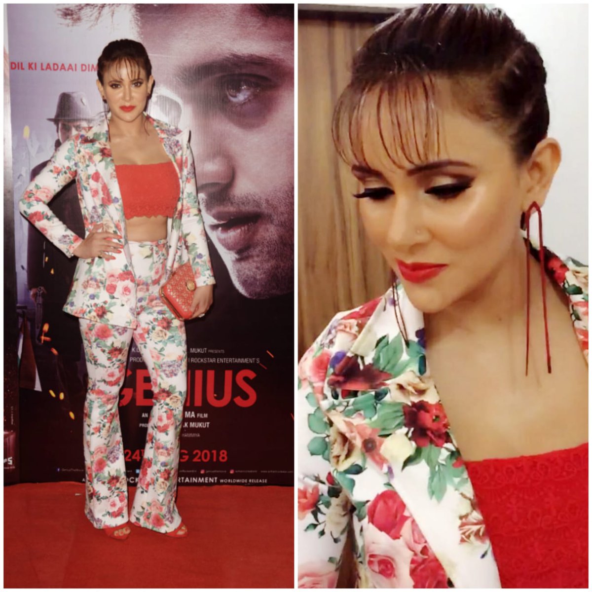 khandurishweta's tweet photo. At the grand premier of genius movie "Film #Genius !! @genius_themovie #Premiershow #FilmGenius #Actress #Bollywood #ShwetaKhanduri
PR & Events :- @PiictureNKraft @parulchawla9 https://t.co/rvGFKL6ans