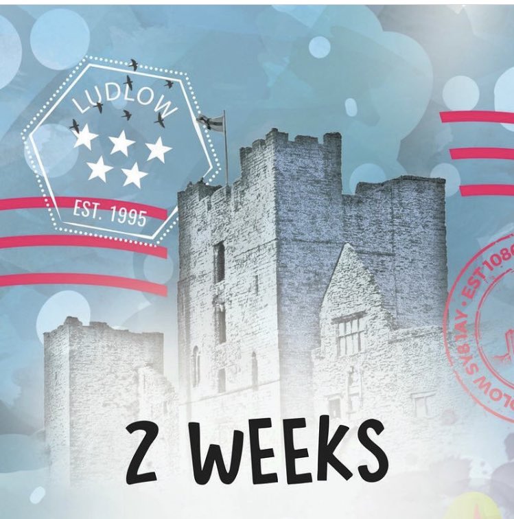 In just two weeks we’ll be showing here! First show since spring!! <a href="/Ludlowfoodfest/">Ludlow Food Festival</a>
