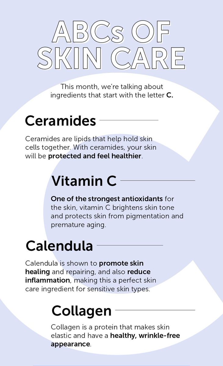 twt_kecantikann's tweet photo. ABCs of skincare. 💕 https://t.co/q9WJER7bW4