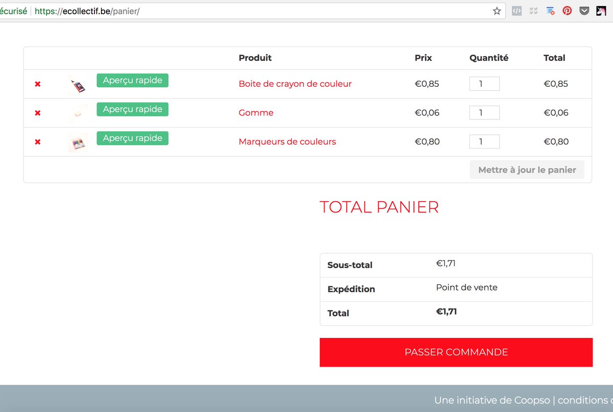 HappyCurieuse's tweet image. Voilà, achats de rentrée effectués ! Coût de l'opération ? 1,71€ Vive les achats groupés ! Toi aussi profites-en : bit.ly/2P3xCLv #RentréeScolaire