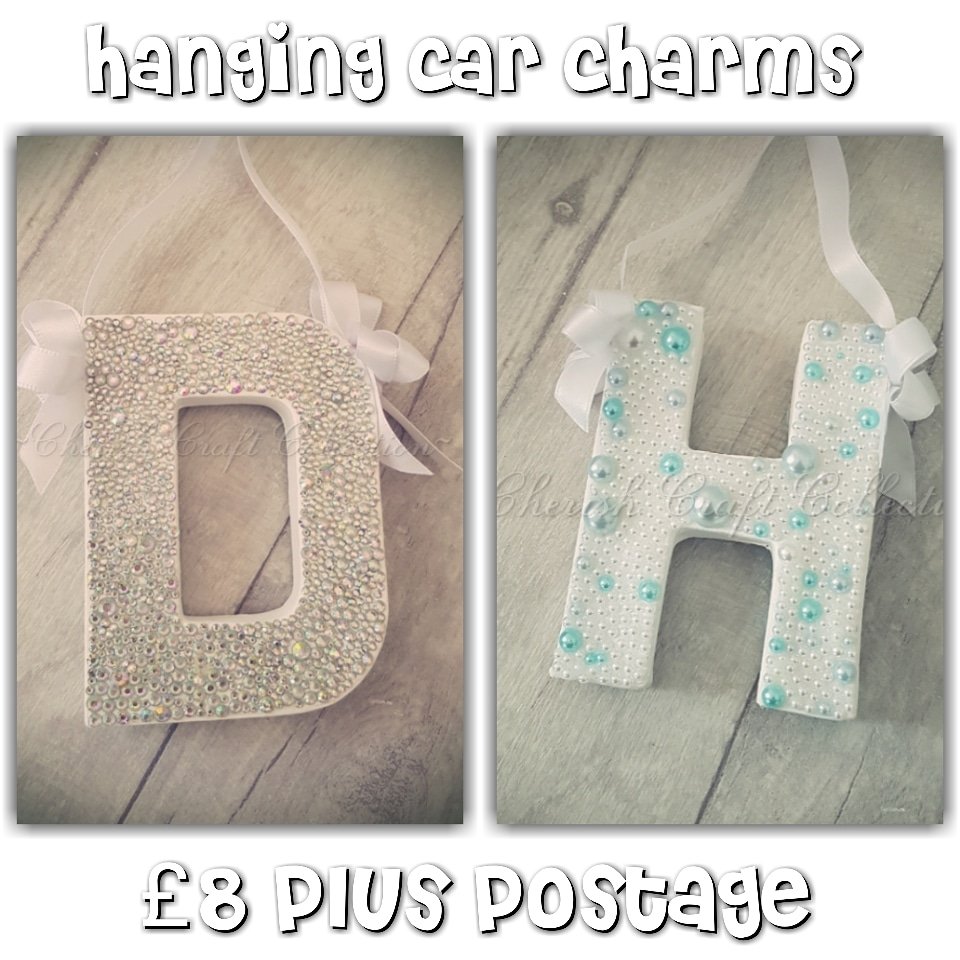 DanniHALL6's tweet photo. Morning all!
Happy Friday!
Check out my hanging car charms...they have been really popular...question is...Pearls or Diamante detail??
#carcharms #Car #bling #blingbling #pearls #sparkly #sparkle #forthecar https://t.co/rgj4MAaq9N