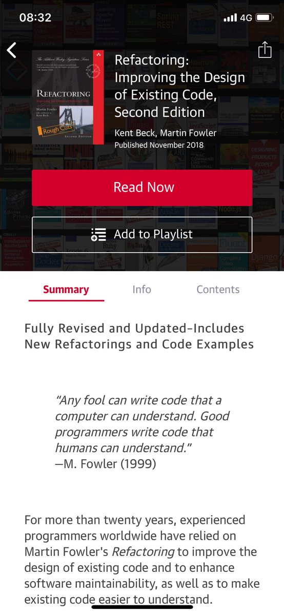 tiarebalbi's tweet image. Wow! Starting right away! ⁦@martinfowler⁩ and ⁦@KentBeck⁩ #Refactoring #CodeRefactor
