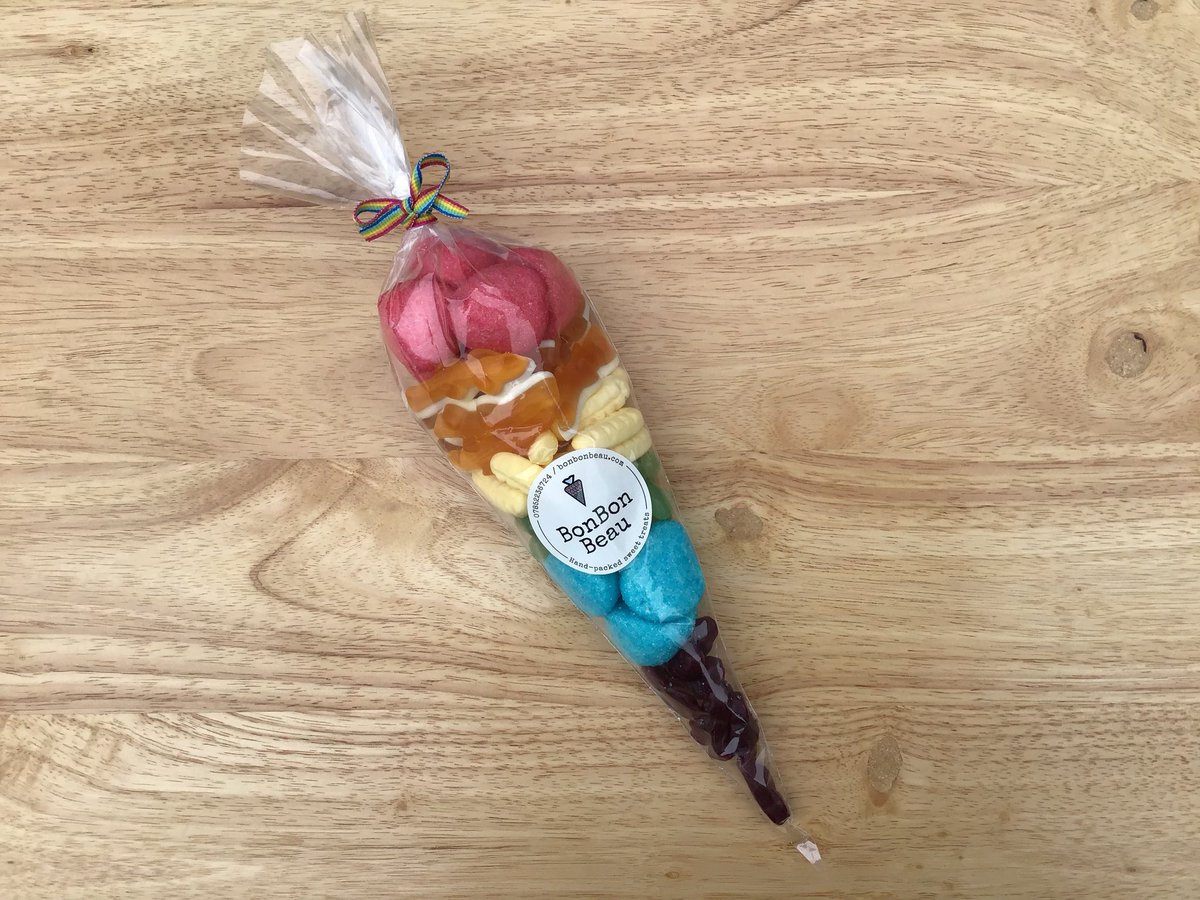 Happy #ManchesterPride weekend everyone! We’re celebrating with our made-to-order rainbow sweet cones. Have fun and stay safe. Big love ❤️ 🏳️‍🌈