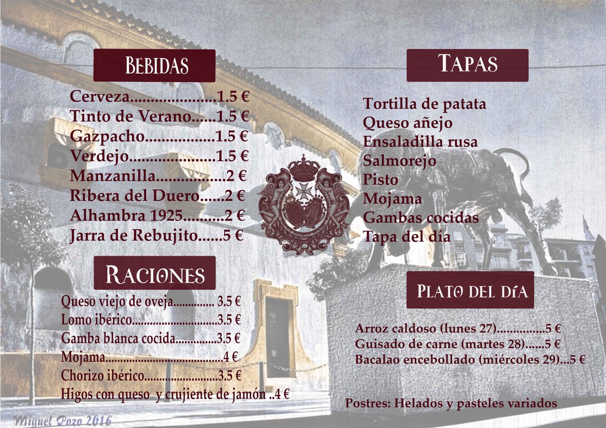 Presentamos la Carta para la Feria 2018 en nuestra Casa de Hermandad prendimientorosario.com/index.php/2018… #hermandadprendimientolinares #lahoradelprendimiento #PortiRosario #ProCoronacionRosario