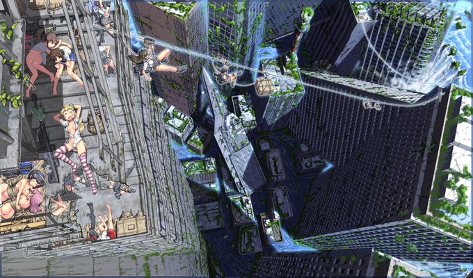 #平成最後の夏繋がらなくても良いですがこんな絵描いてます 