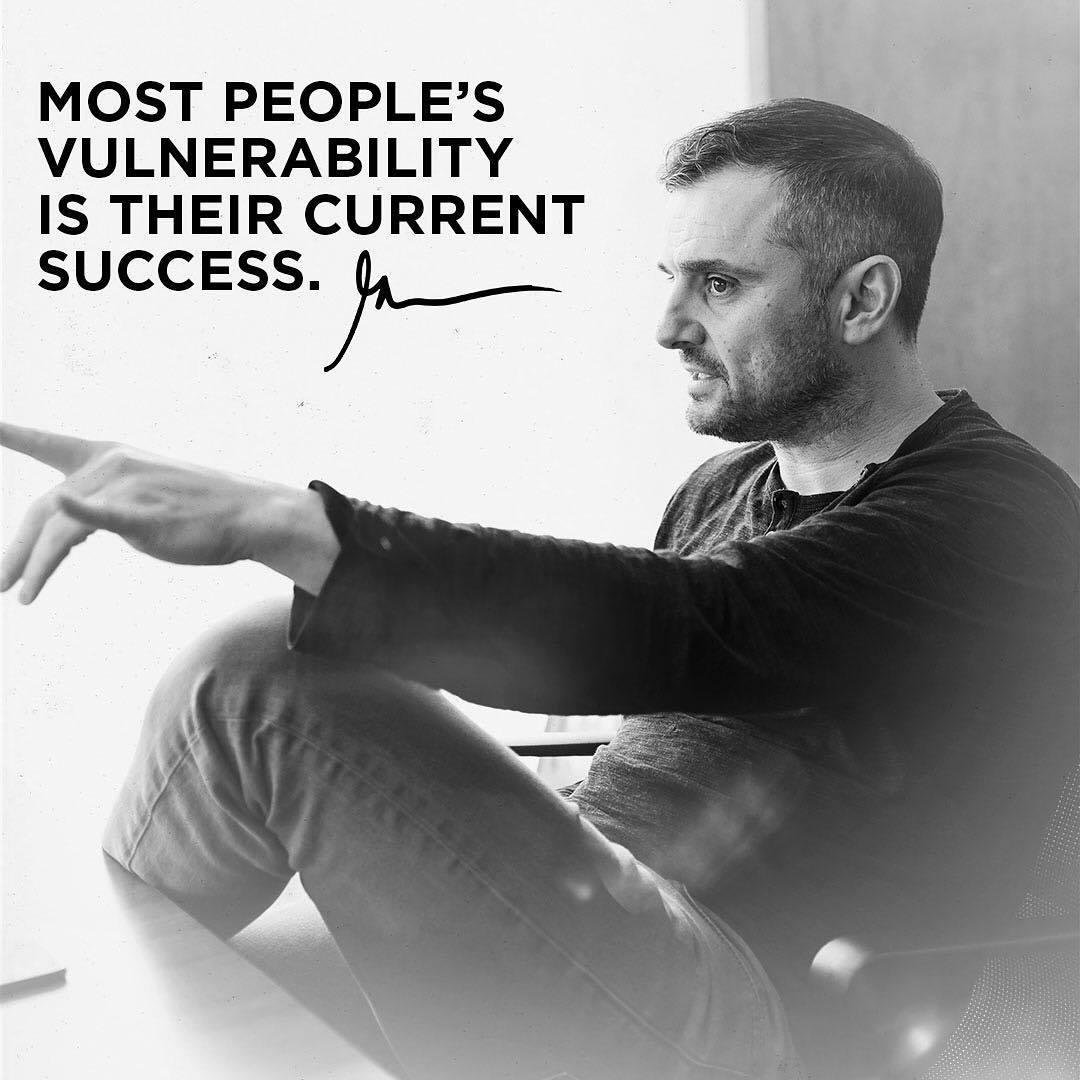 The issue with success is people get comfortable. You don't work as hard as you initially did and you don't acknowledge the changes. If you love what you do, you should always give it your all, never get comfortable, never take it for granted. 

#entrepreneurship #motivation