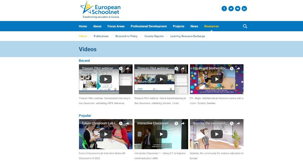 eu_schoolnet's tweet photo. Did you know that on our website you can find some of my most recent videos on #game based #learning &amp; other popular videos on more #educational topics? Check it out >> https://t.co/CeRikE4Db5 https://t.co/q9Dki3DABb