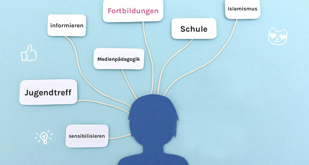 bildmachen_net's tweet photo. Was tun, wenn Jugendliche im Internet mit islamistischen Inhalten konfrontiert werden? In unseren kostenfreien Fortbildungen geben wir medienpädagogische Anregungen für einen Umgang mit schwierigen Themen https://t.co/zv2DeJJh0g #bildmachen #prävention #radikalisierung https://t.co/AUkZy6HgKZ